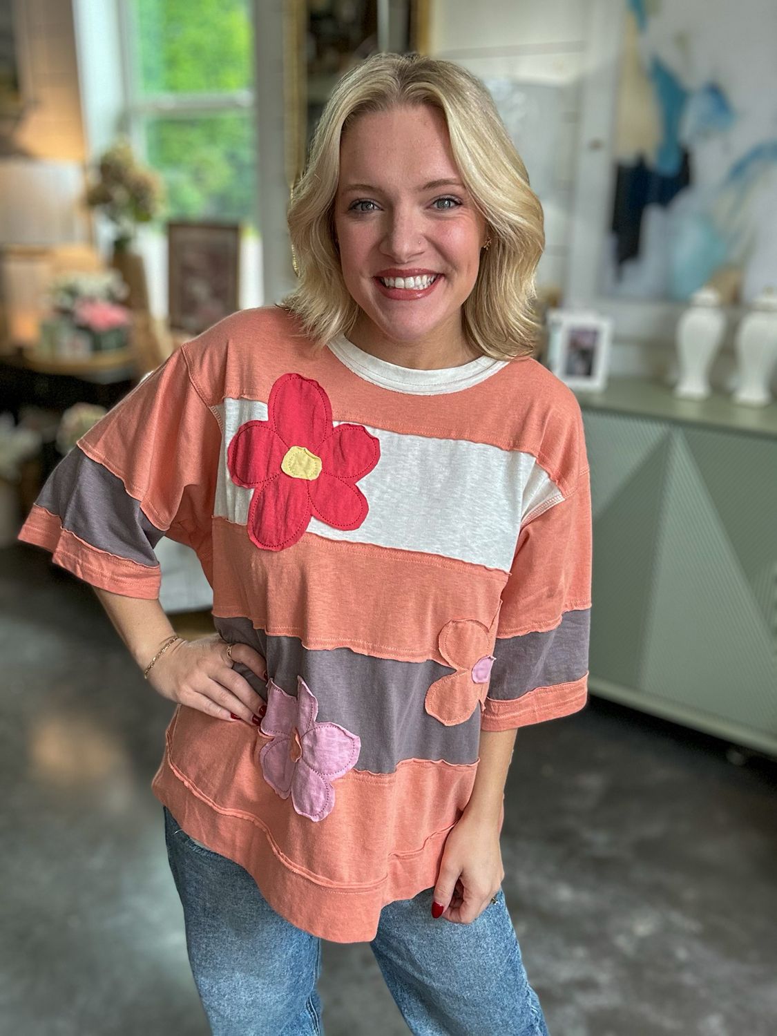 CH Coral Breeze Bloom Top