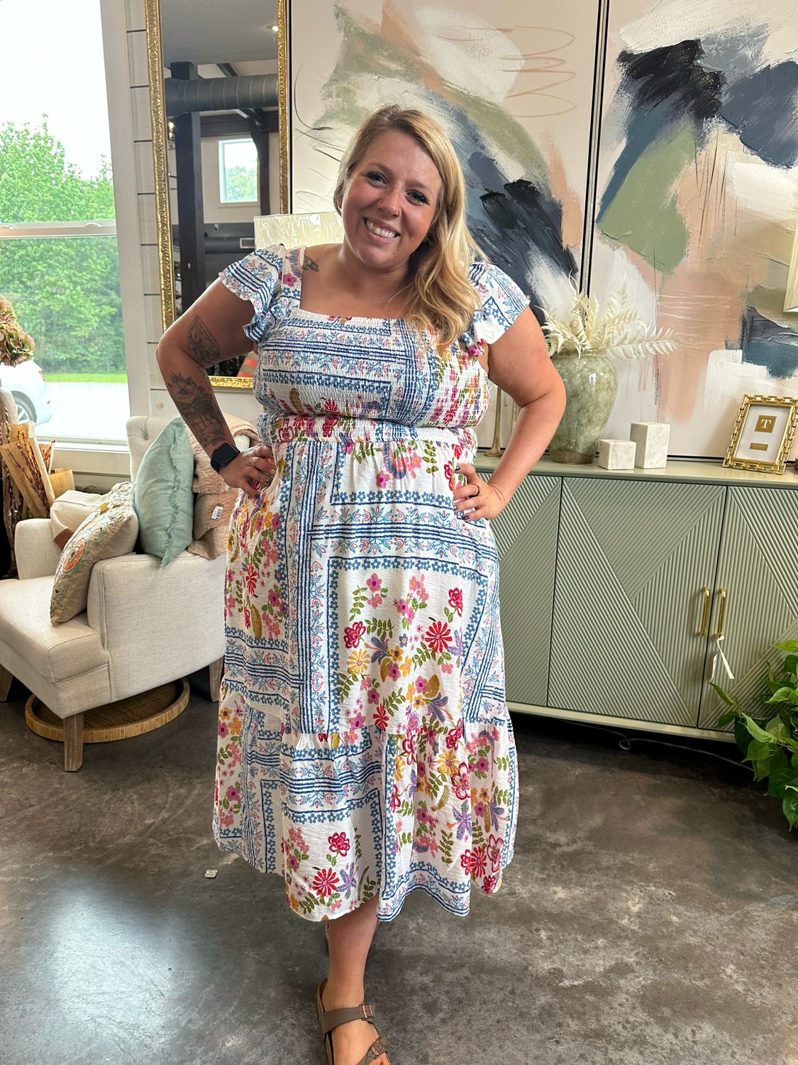 LG Meadow Mosaic Midi