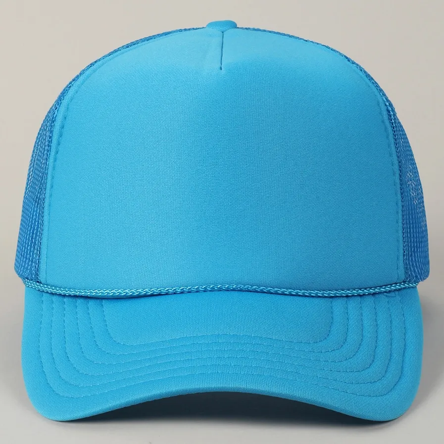 Solid Trucker-Neon Blue