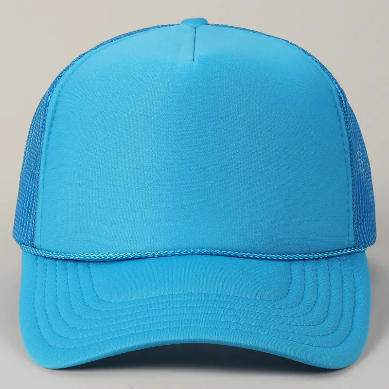 Solid Trucker-Neon Blue