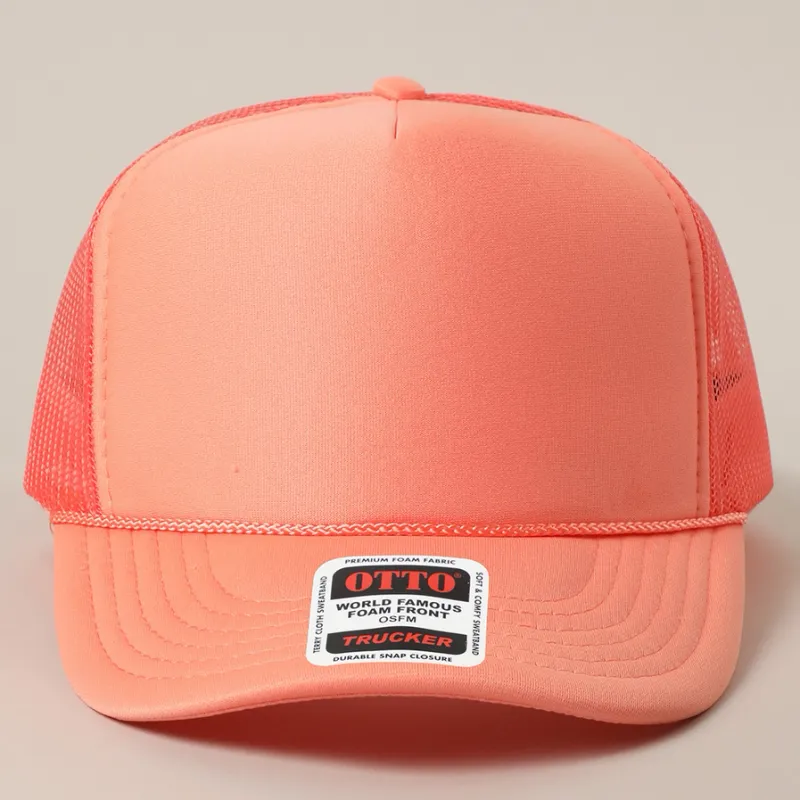 Solid Trucker-Coral