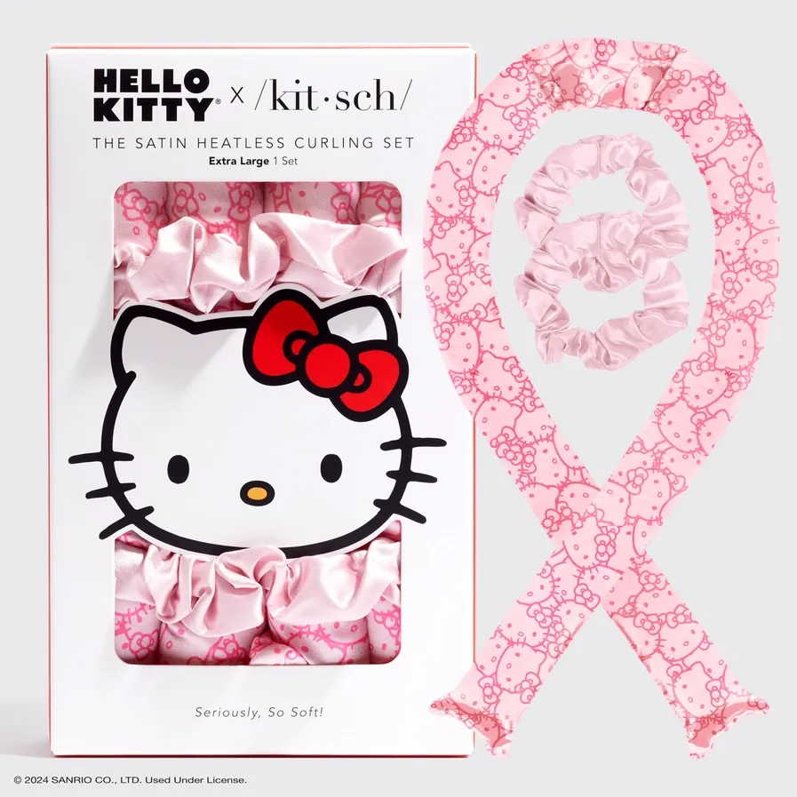 VG Hello Kitty Heatless Curling Set