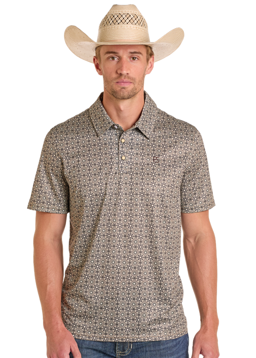 Camel Mens SS Polo Snap