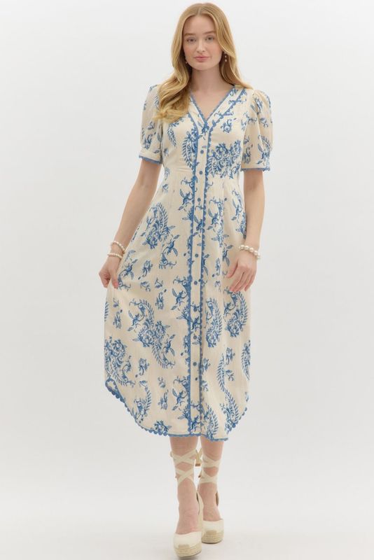 Bluebell Charm Midi