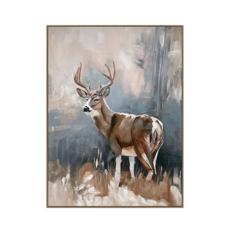 Buck at Dawn Hand Painted Canvas