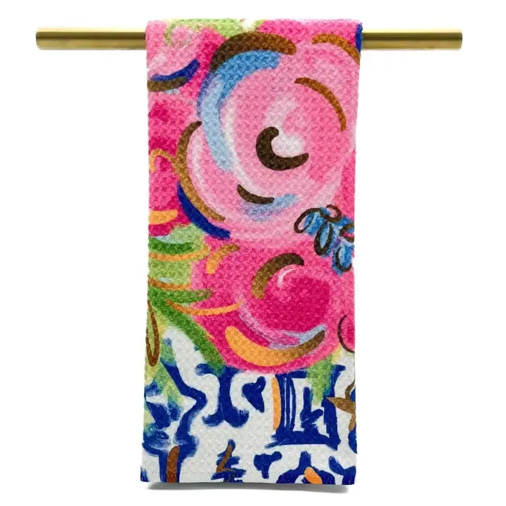 VG Jewel Chinoiserie Tea Towel