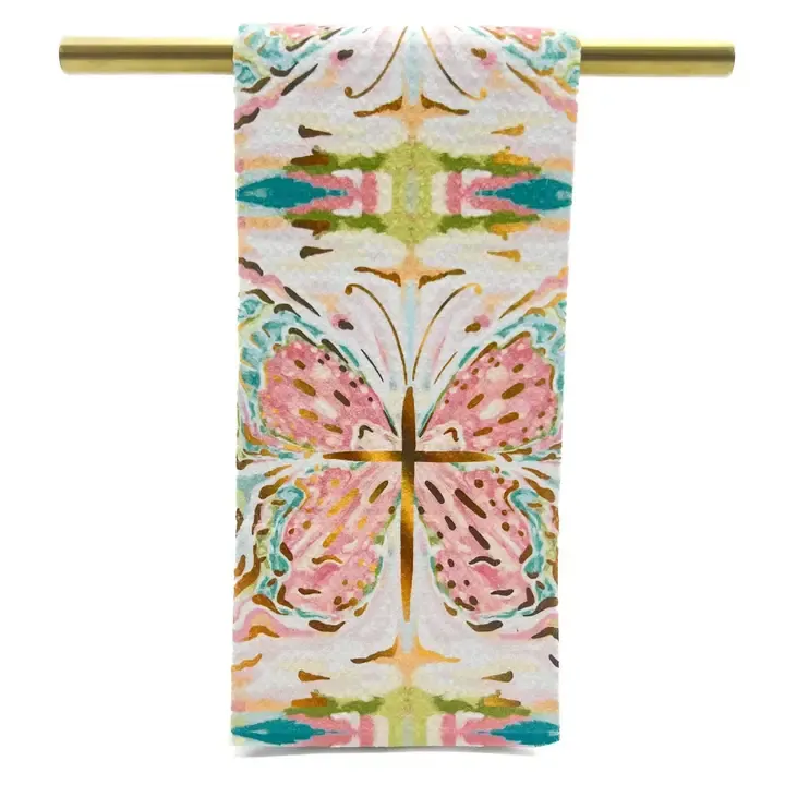 VG Butterfly Tea Towel