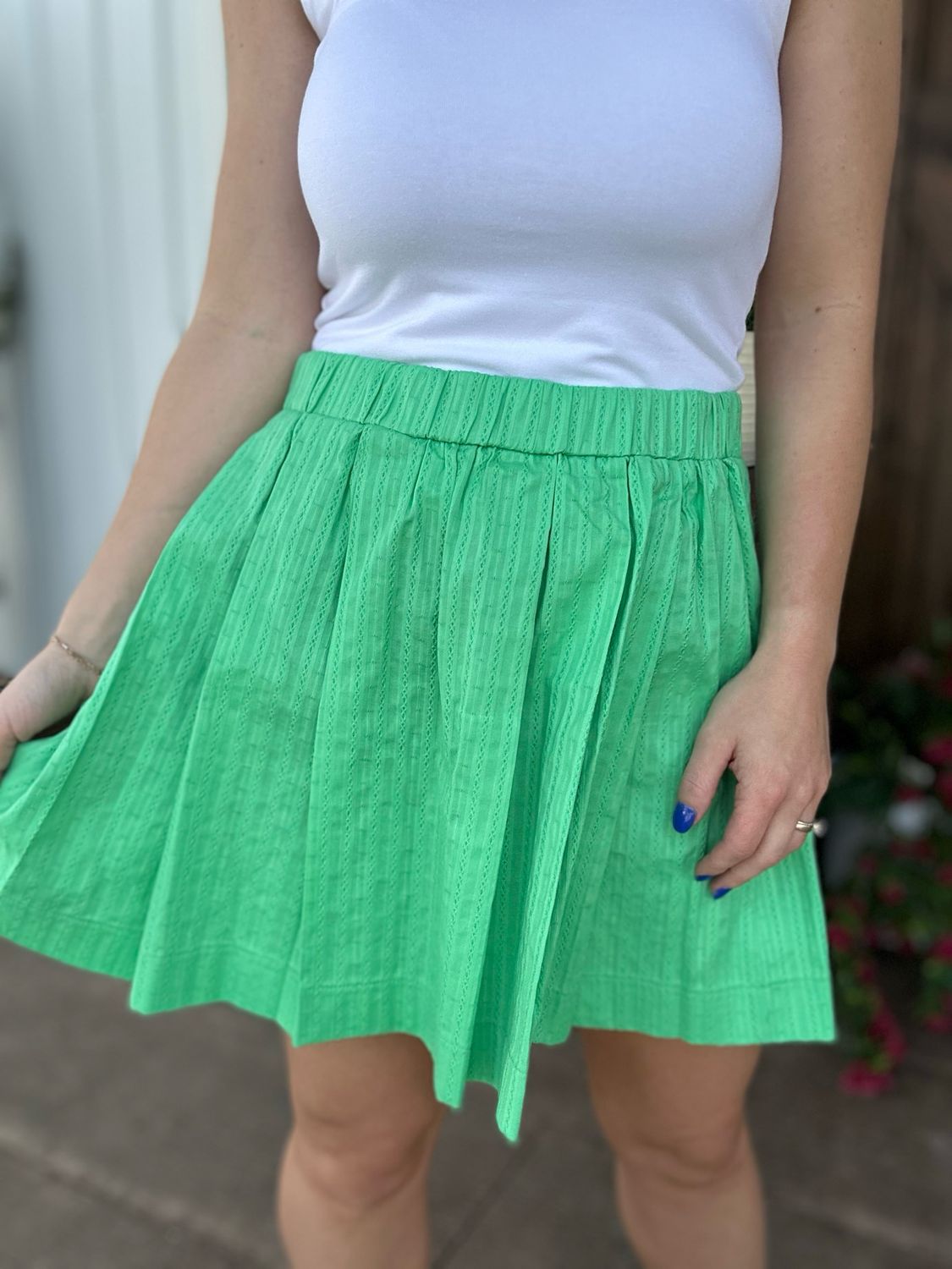 Zara Skirt-Greep Apple
