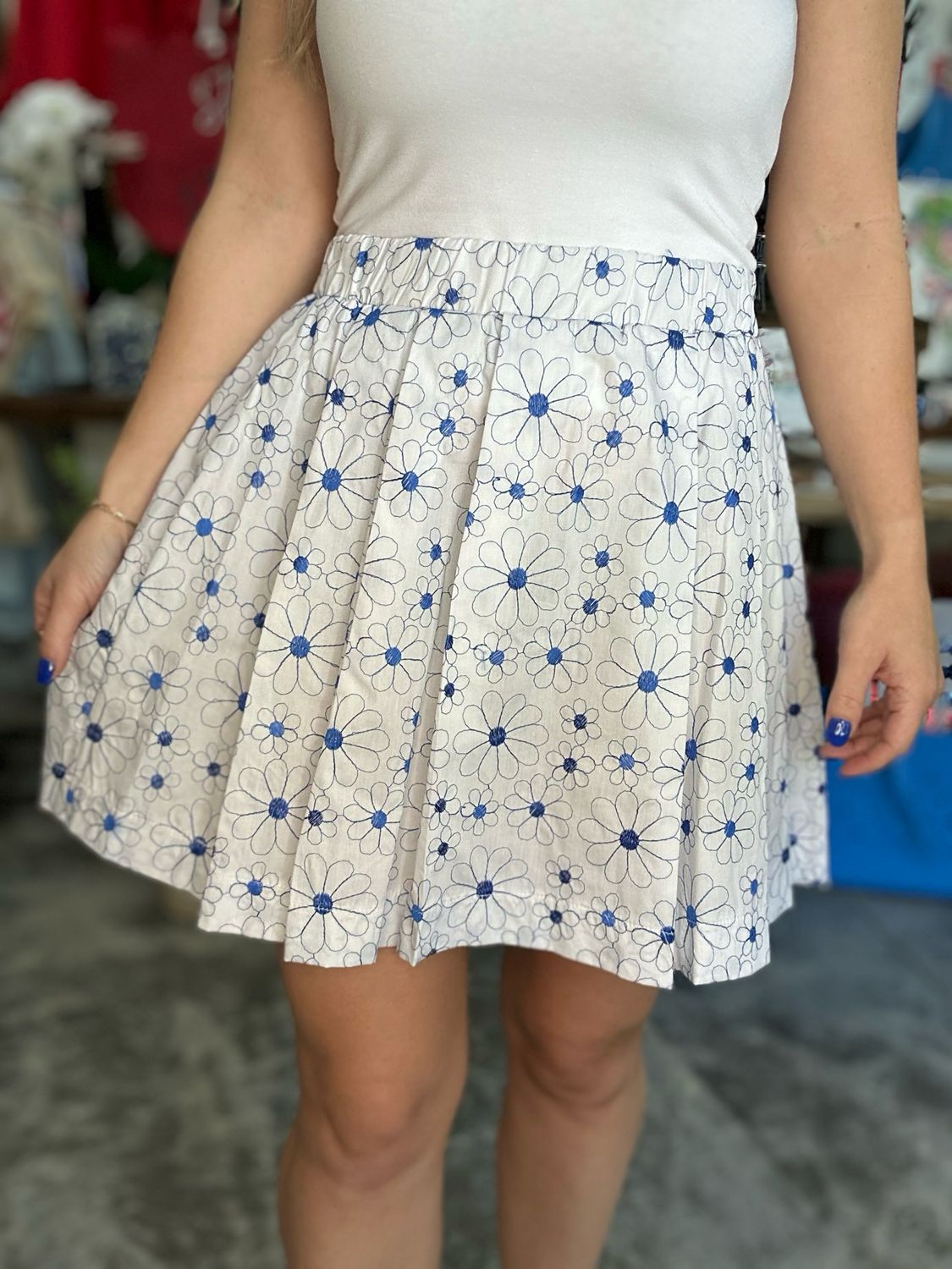 Zara Skirt-Royal Daisy