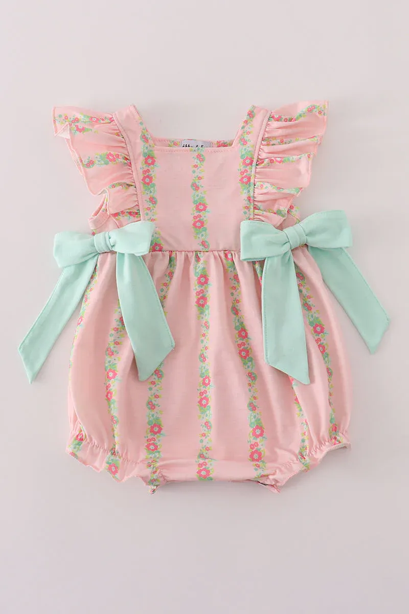 CS Pink &amp; Mint Stripe Bubble