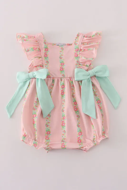 CS Pink &amp; Mint Stripe Bubble