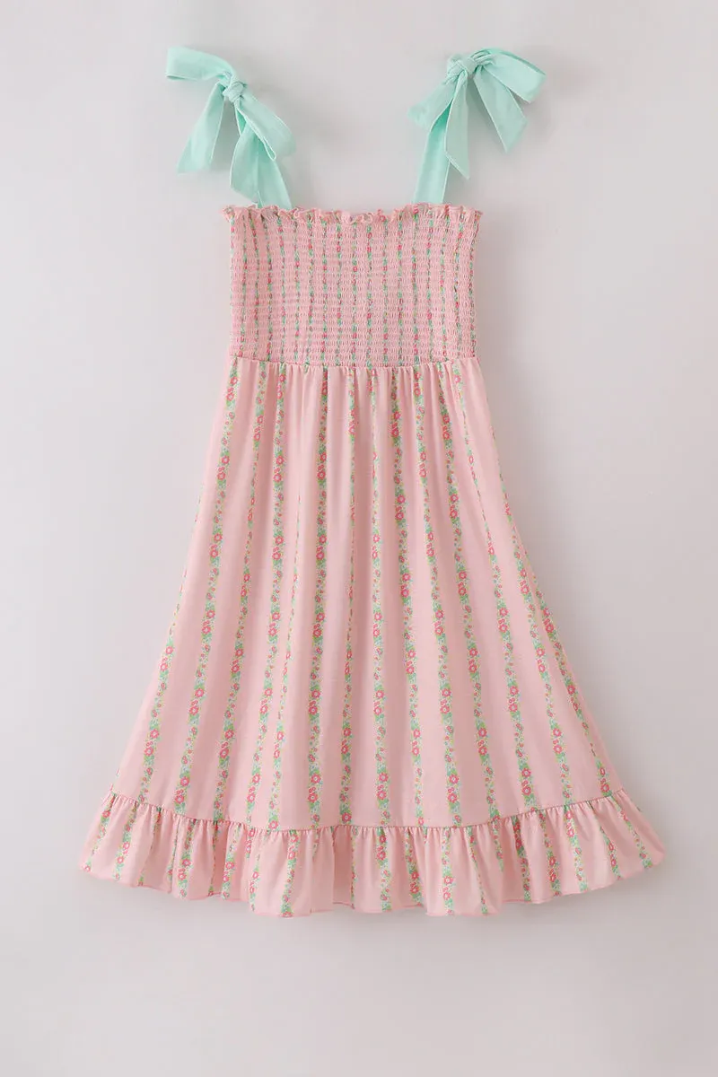 CS Pink &amp; Mint Stripe Mommy Dress