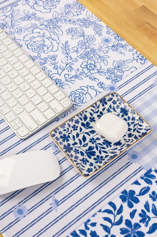 Porcelaine Floral Trinket Dish