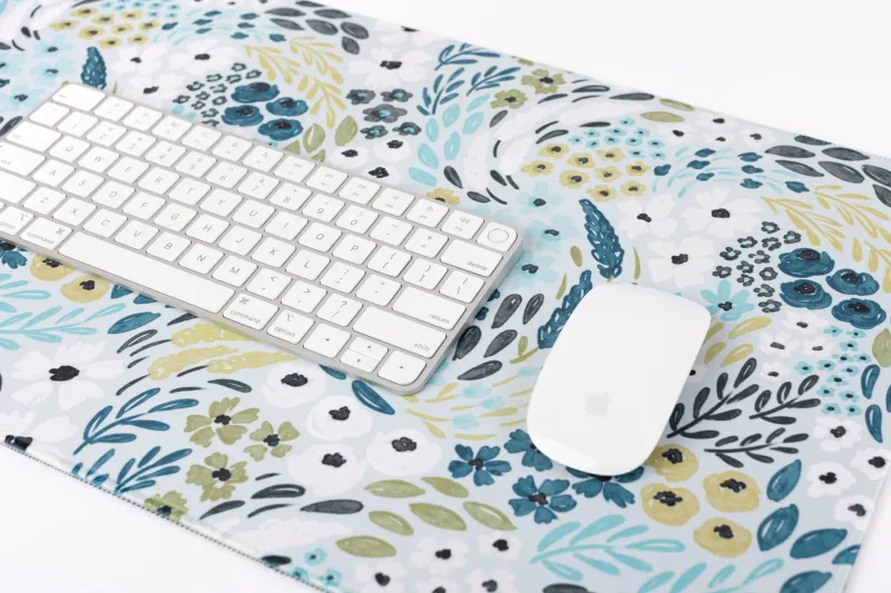 Waterfall Floral Desk Pad