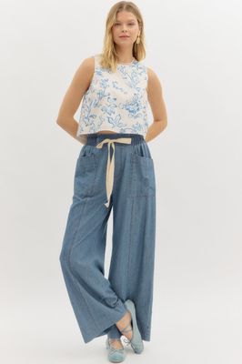 Tied Up Denim Pants