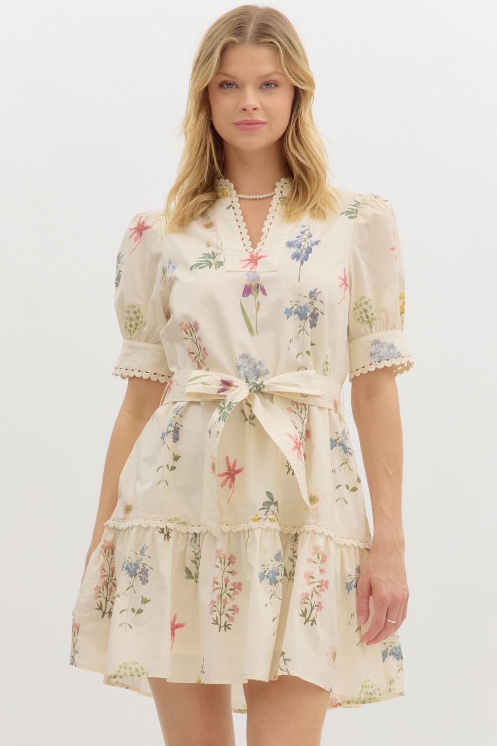 Ivory Petals Dress