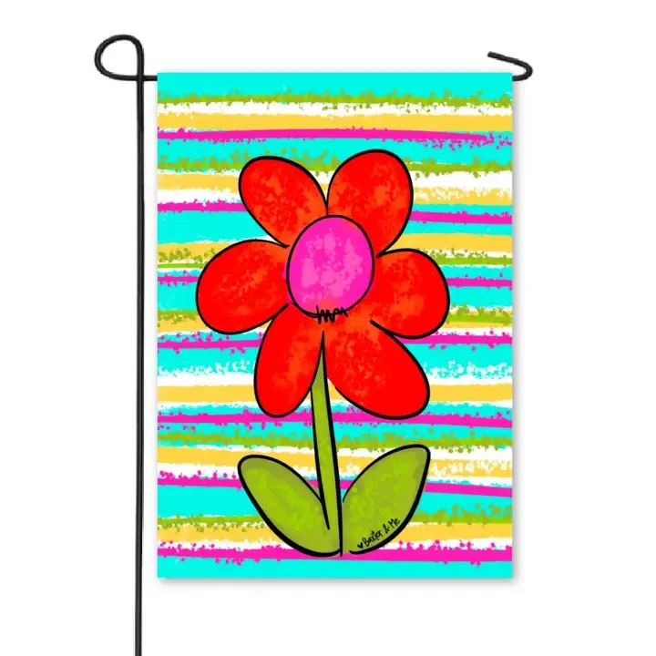 VG Colorful Flower Garden Flag