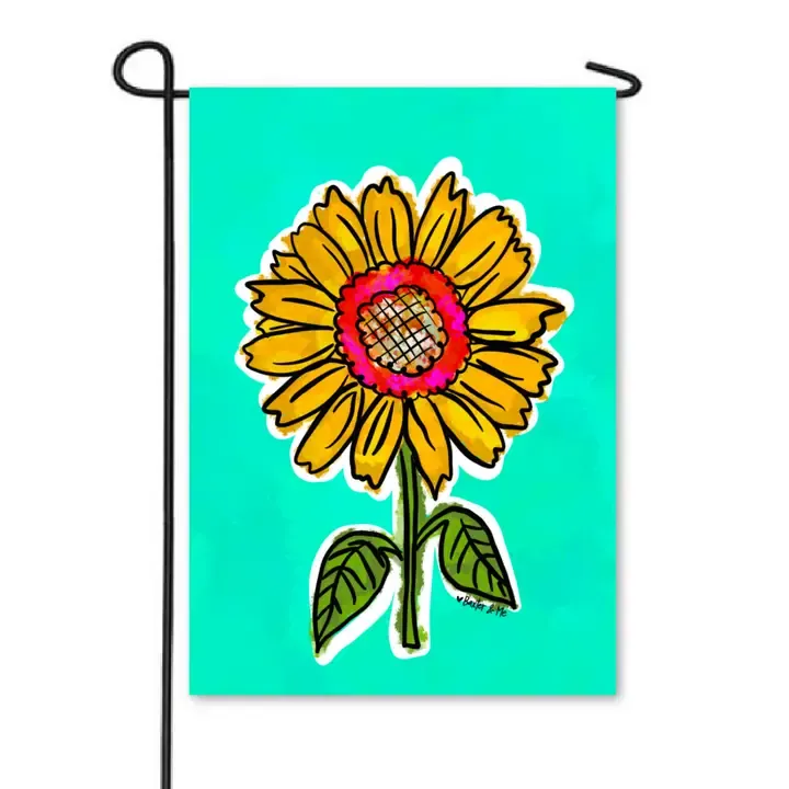 VG Happy Sunflower Garden Flag