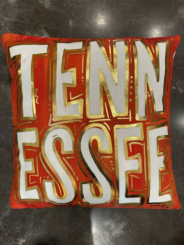 VG Gold Foil Tennessee Pillow