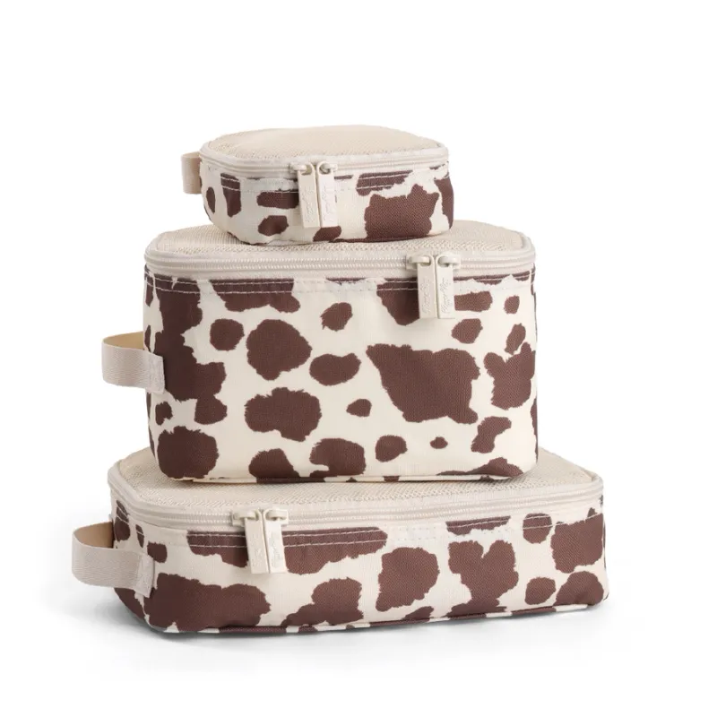 Giddy Up Cow Print Packing Cubes