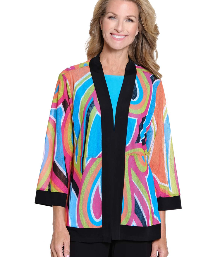 Mutli Banded Open Frt Jacket