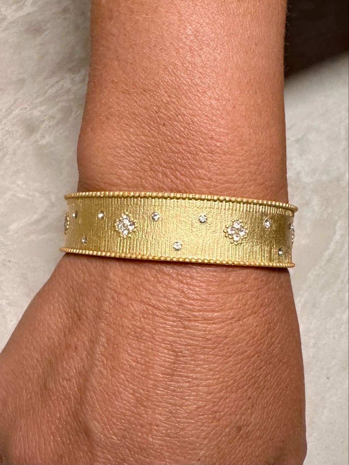 VG Stone Statement Cuff Bracelet