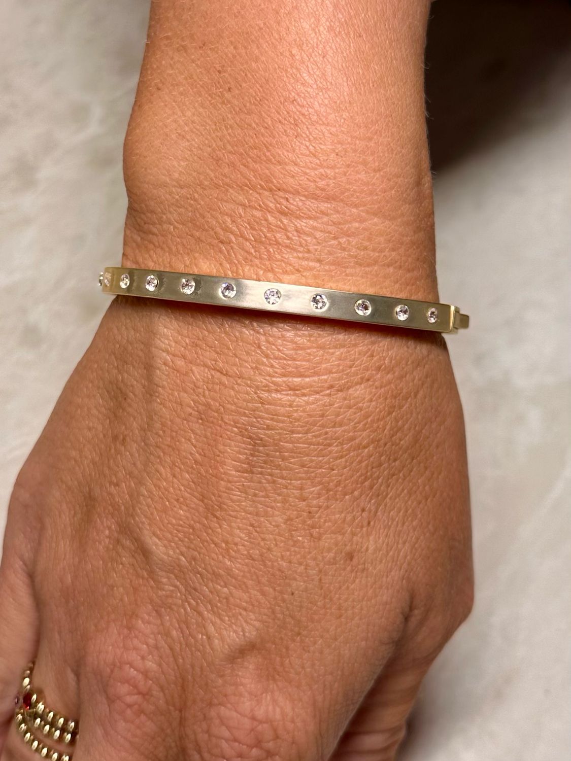 VG Hinged Studded Bracelet
