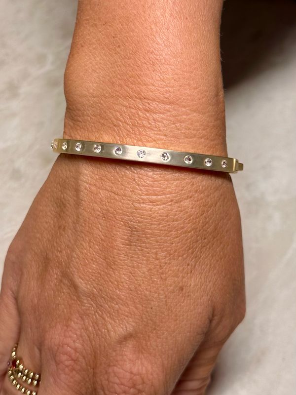 VG Hinged Studded Bracelet