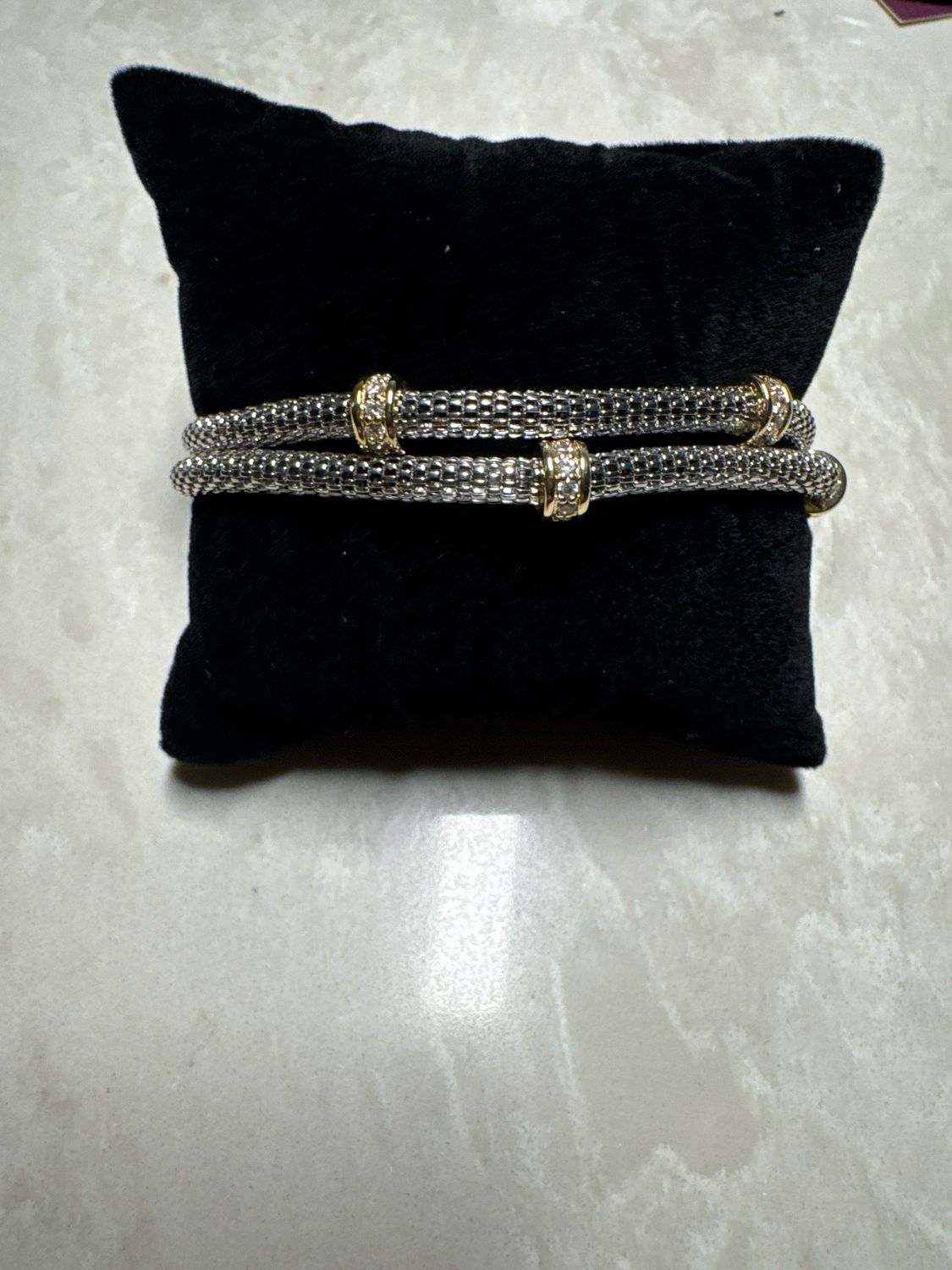 VG Double Mixed Metal Bracelet