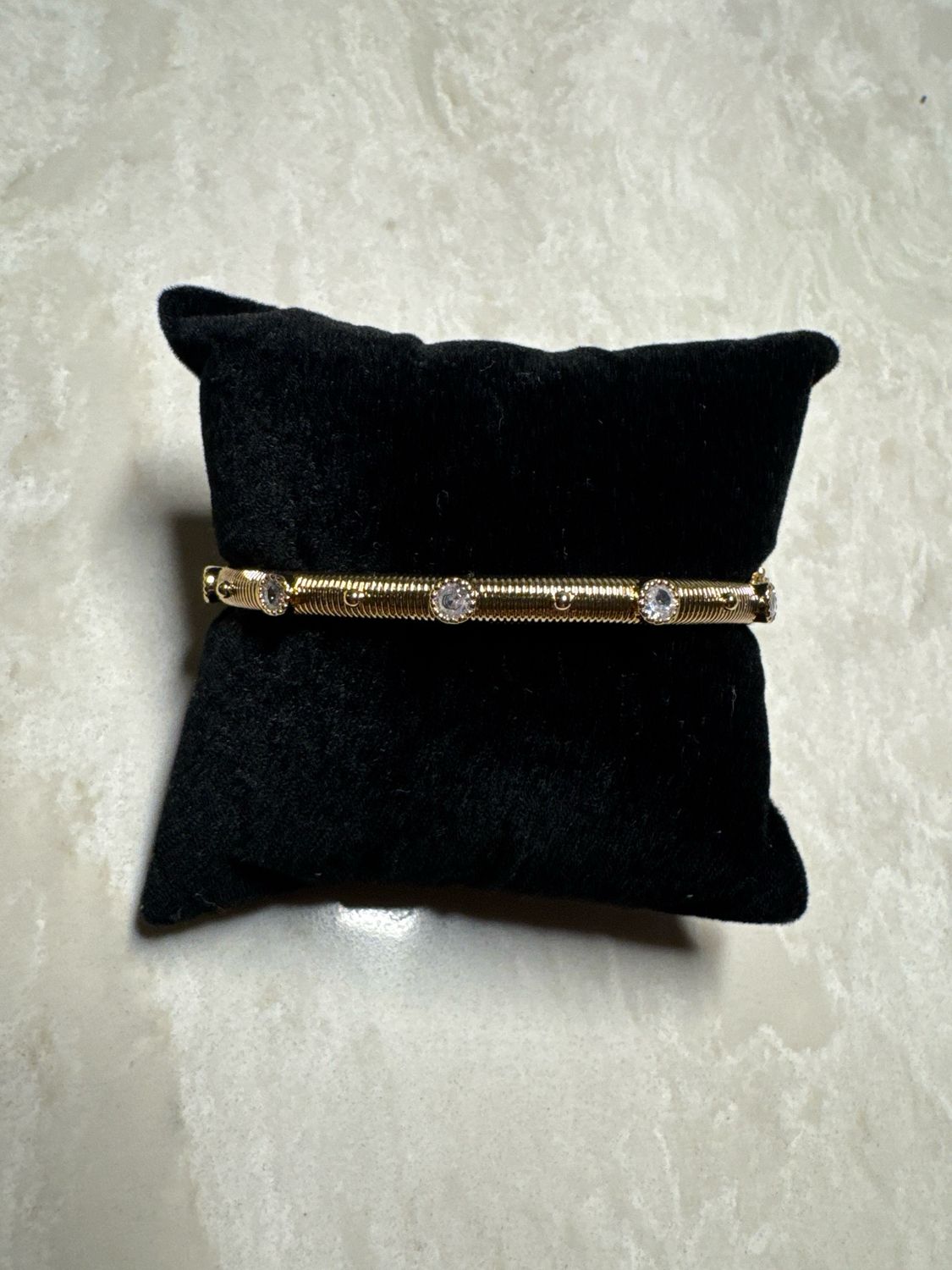 VG Raised Rhinestone Bracelet