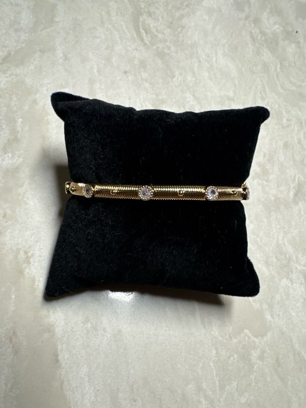 VG Raised Rhinestone Bracelet