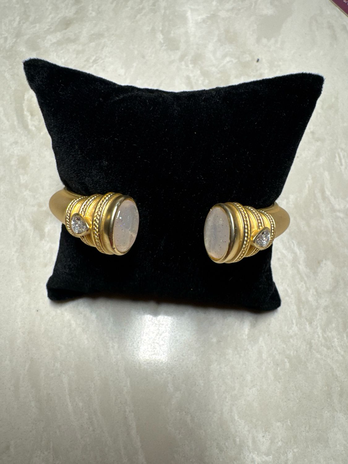 VG Gold Clear Stone Cuff