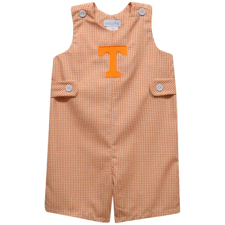 Tennessee Orange Gingham Jon Jon