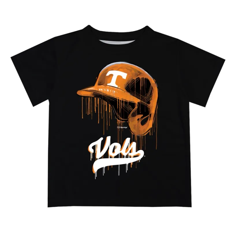 Tennessee Dripping Baseball Helmet Tee