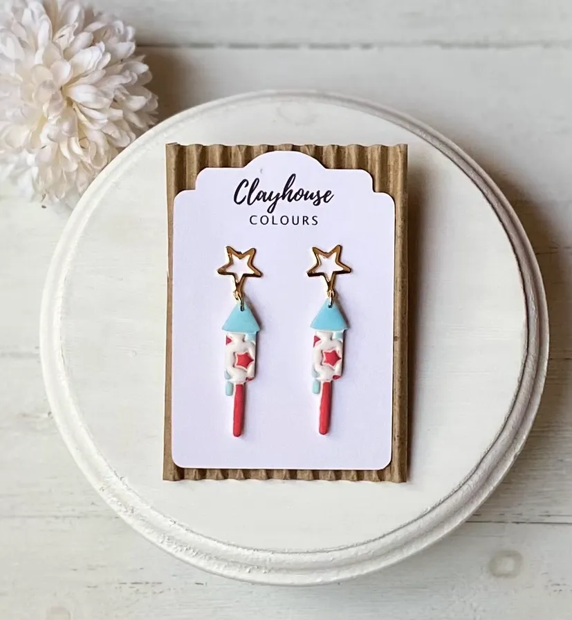 Star Rockets Earrings