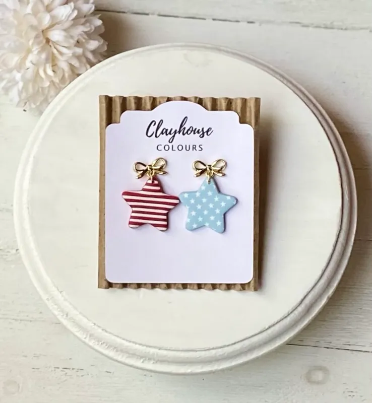 Stars &amp; Stripes Small Earrings