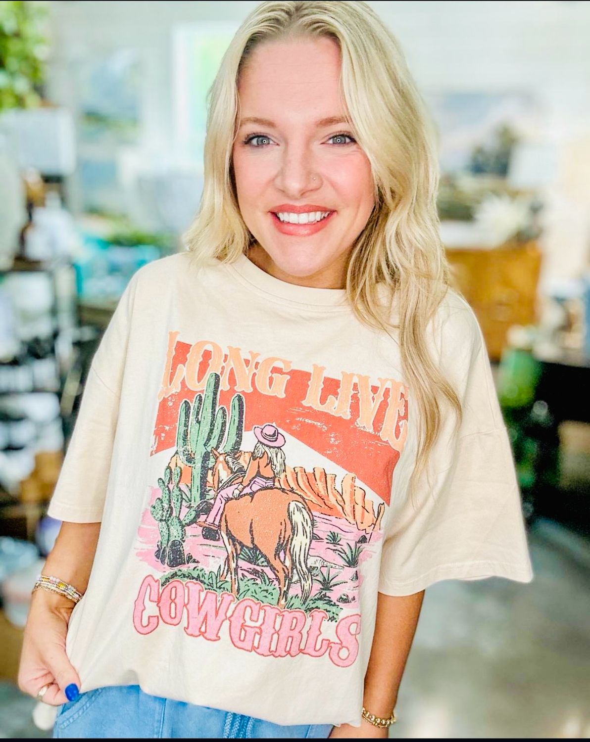 Long Live Cowgirls Western Tee