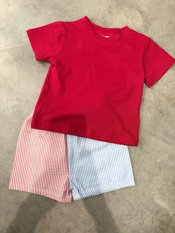 CH Colorblock Boys Short Set
