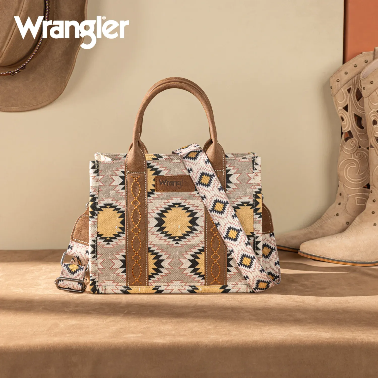 Wrangler Aztec Print Bag-BG