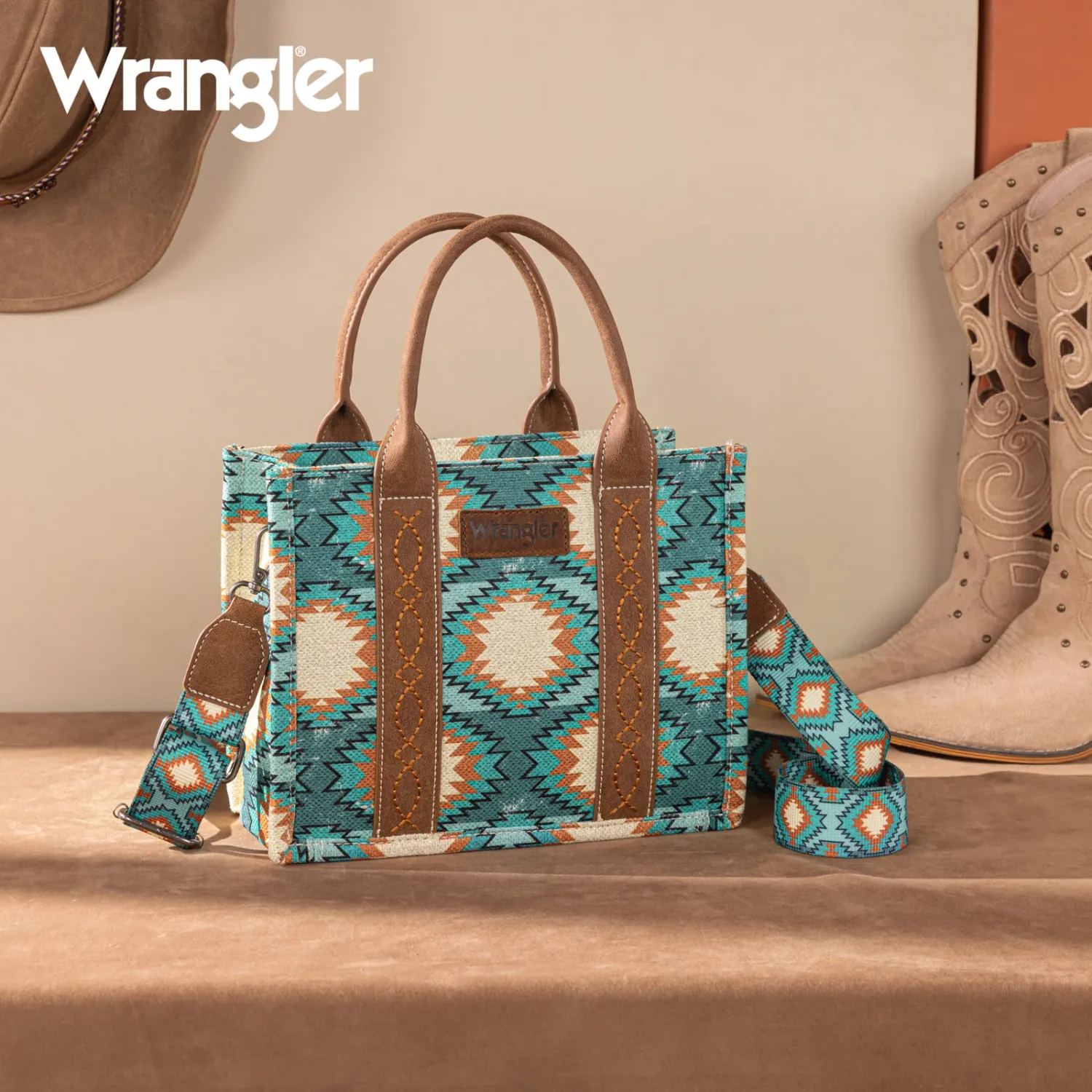 Wrangler Aztec Print Bag-TQ