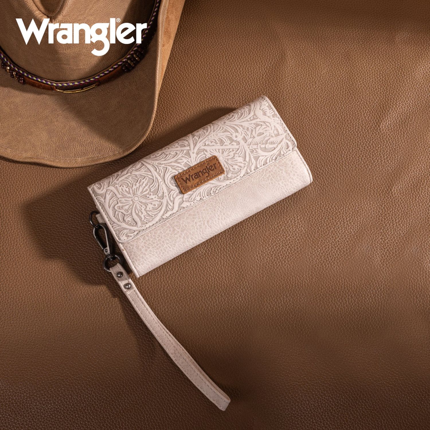 Wrangler Tooled Wallet-BG