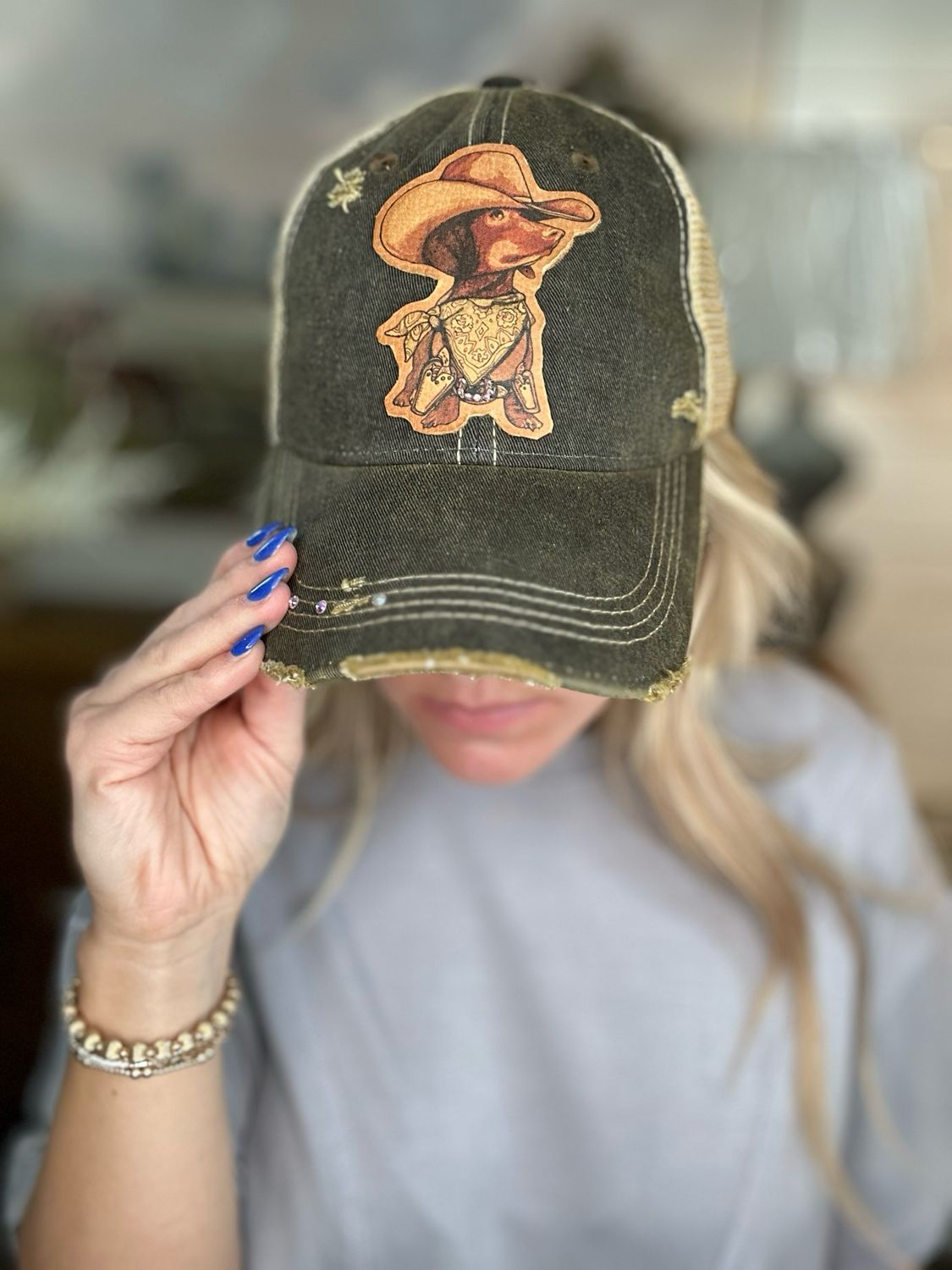 XOXO Hats-Cowboy Dog-Bling