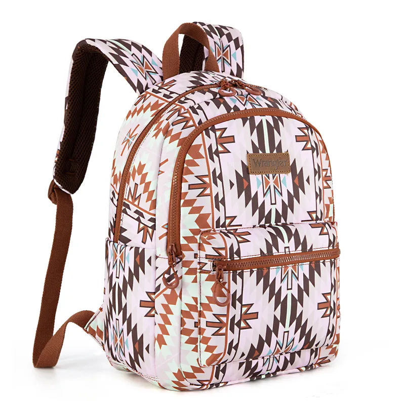 VG Wrangler Pink &amp; Brown Backpack