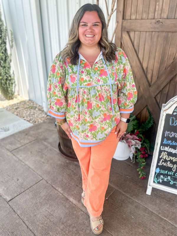 Apricot Denim Pants