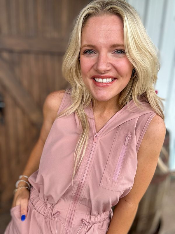 Blush Breakaway Romper