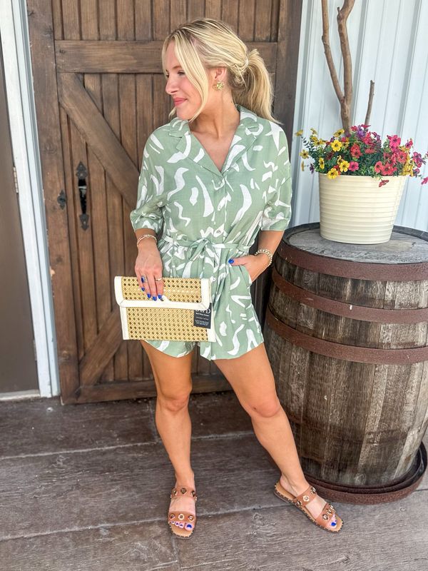 Wild Olive Escape Romper