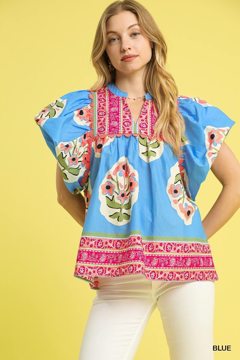 Boho Bloom Fiesta Top