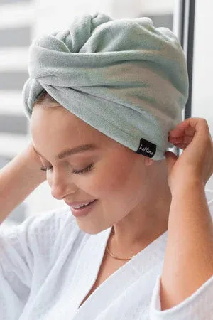 Seafoam Microfiber Towel Twist