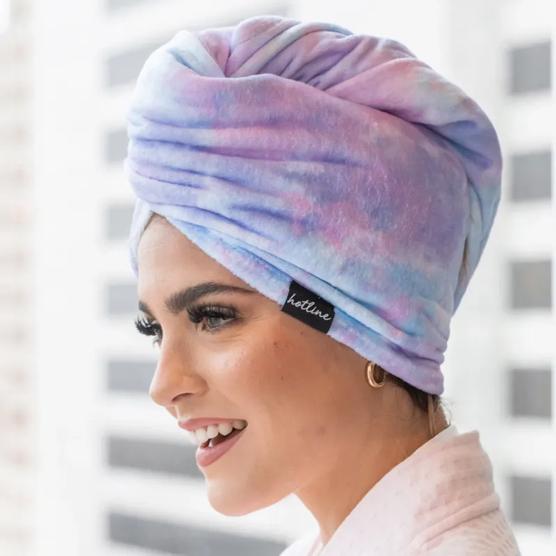 Tie Dye Microfiber Towel Twist