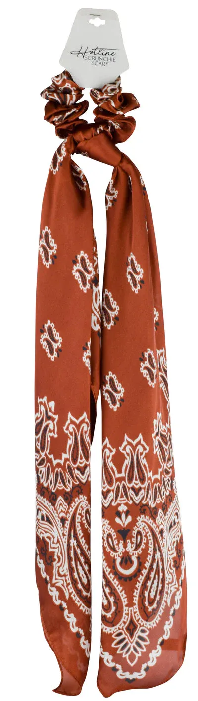 Western Copper Scrunchie Scarf